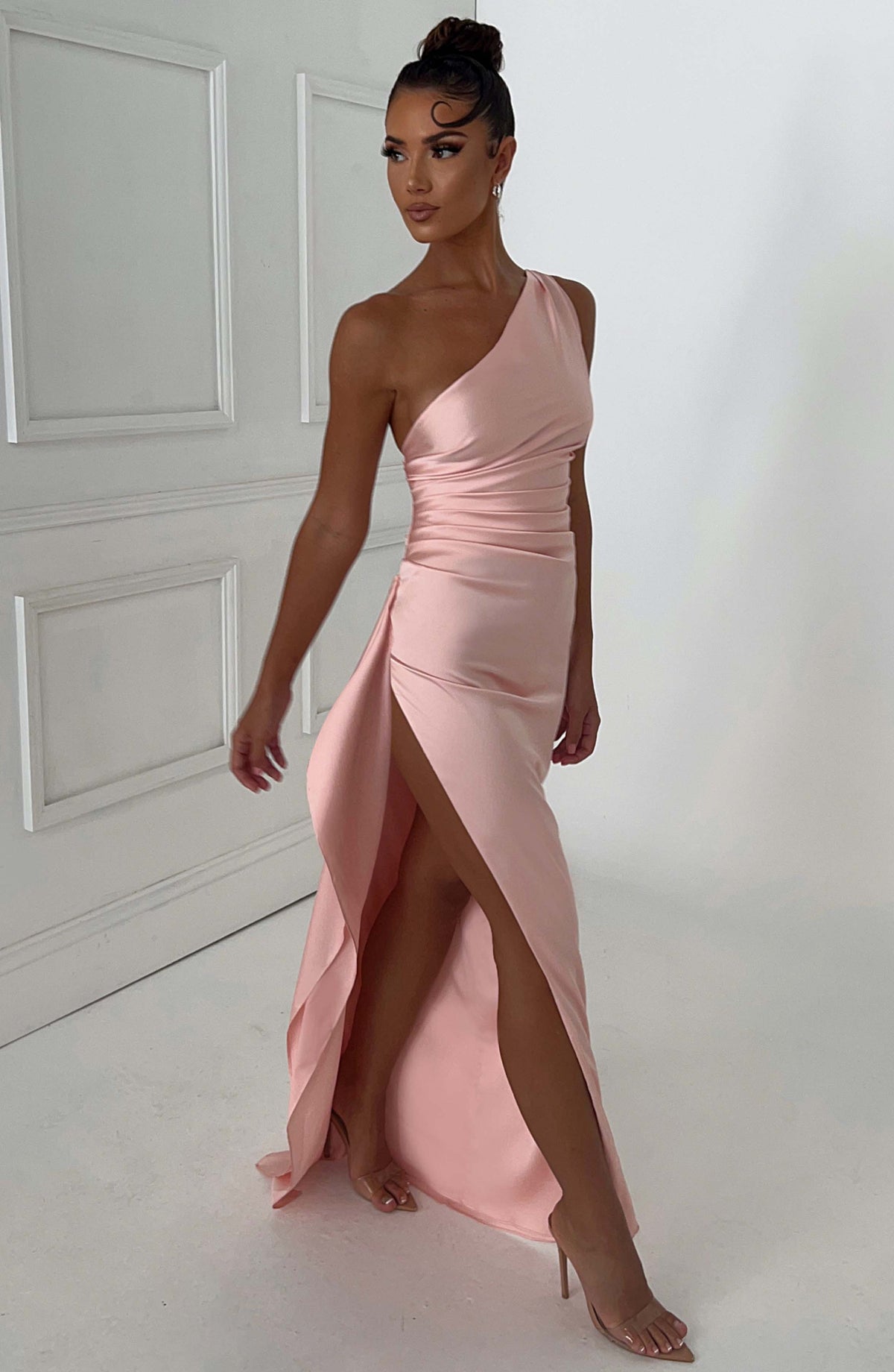 Flourenne Ariel Maxi Dress in Blush