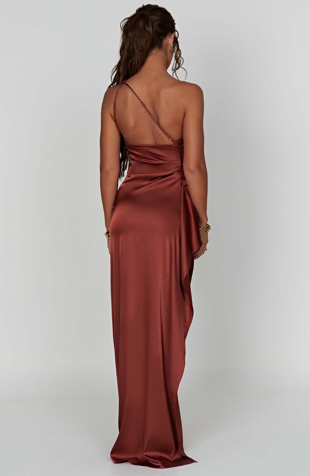 Flourenne Ariel Maxi Dress in Rust