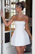 Flourenne Asha Mini Dress in Ivory