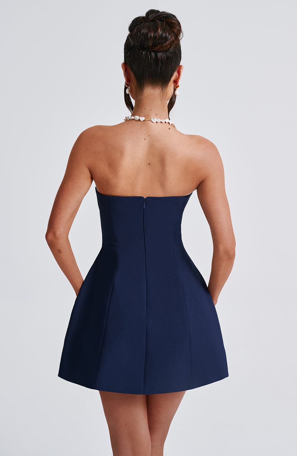 Flourenne Asha Mini Dress in Navy