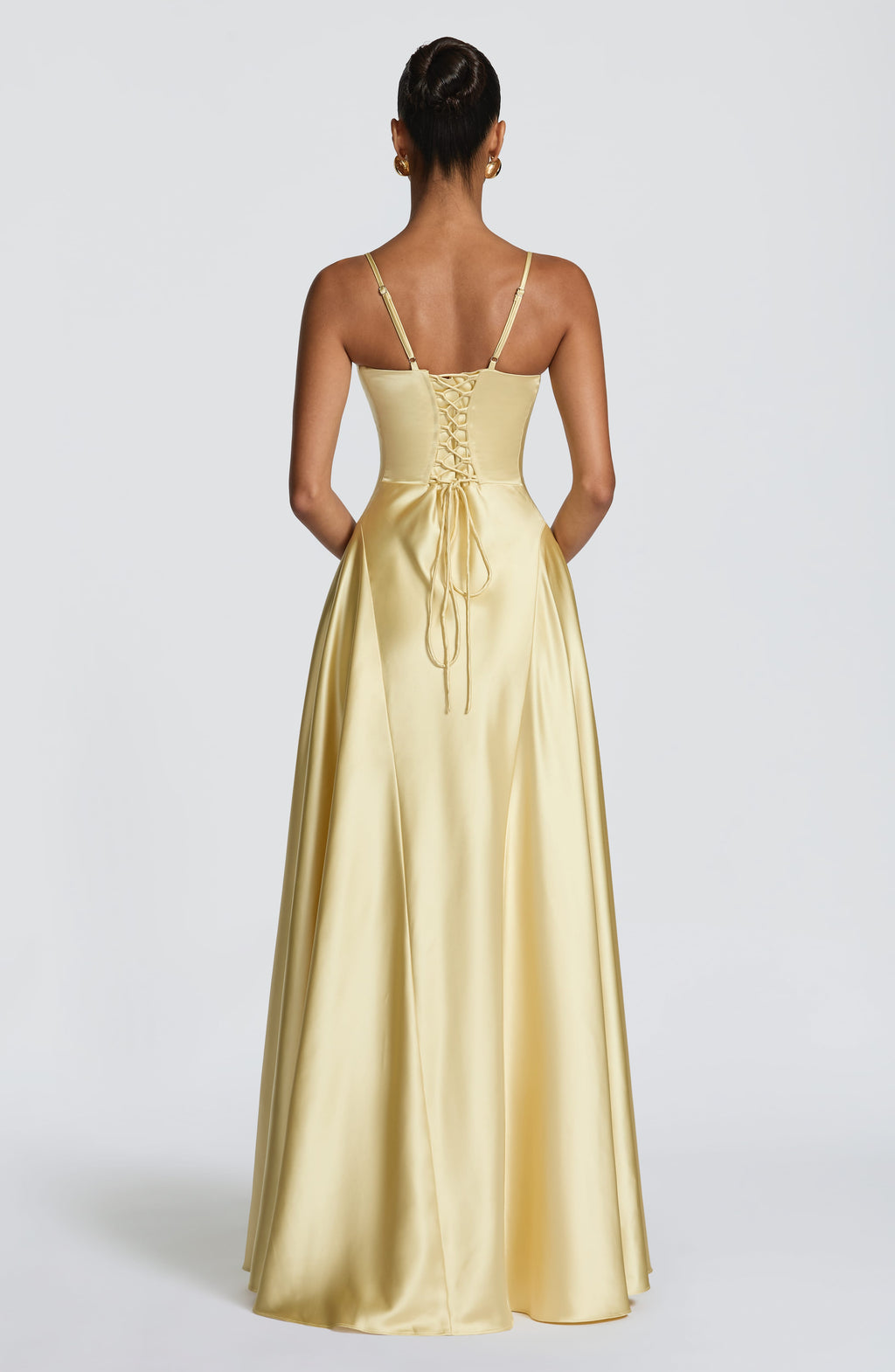 Flourenne Asterin Maxi Dress in Lemon
