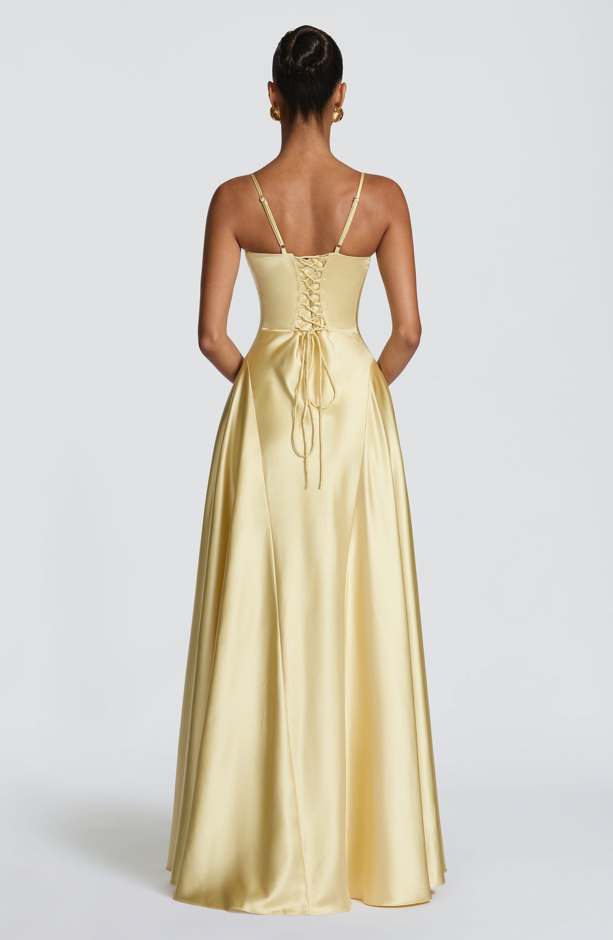 Flourenne Asterin Maxi Dress in Lemon