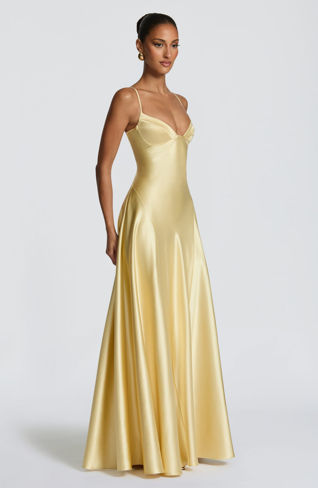 Flourenne Asterin Maxi Dress in Lemon