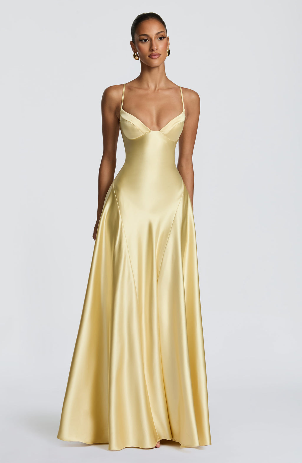 Flourenne Asterin Maxi Dress in Lemon