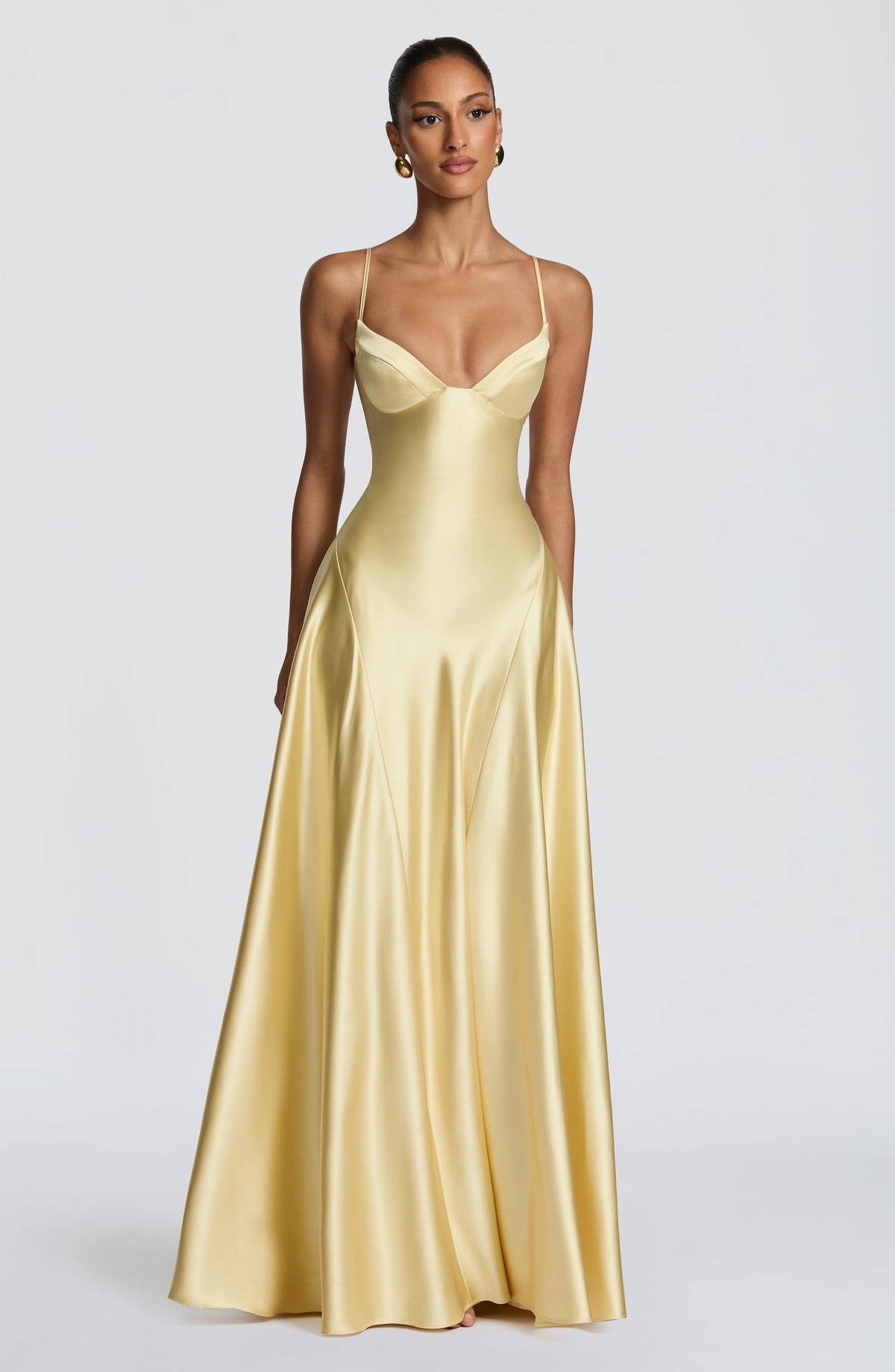 Flourenne Asterin Maxi Dress in Lemon