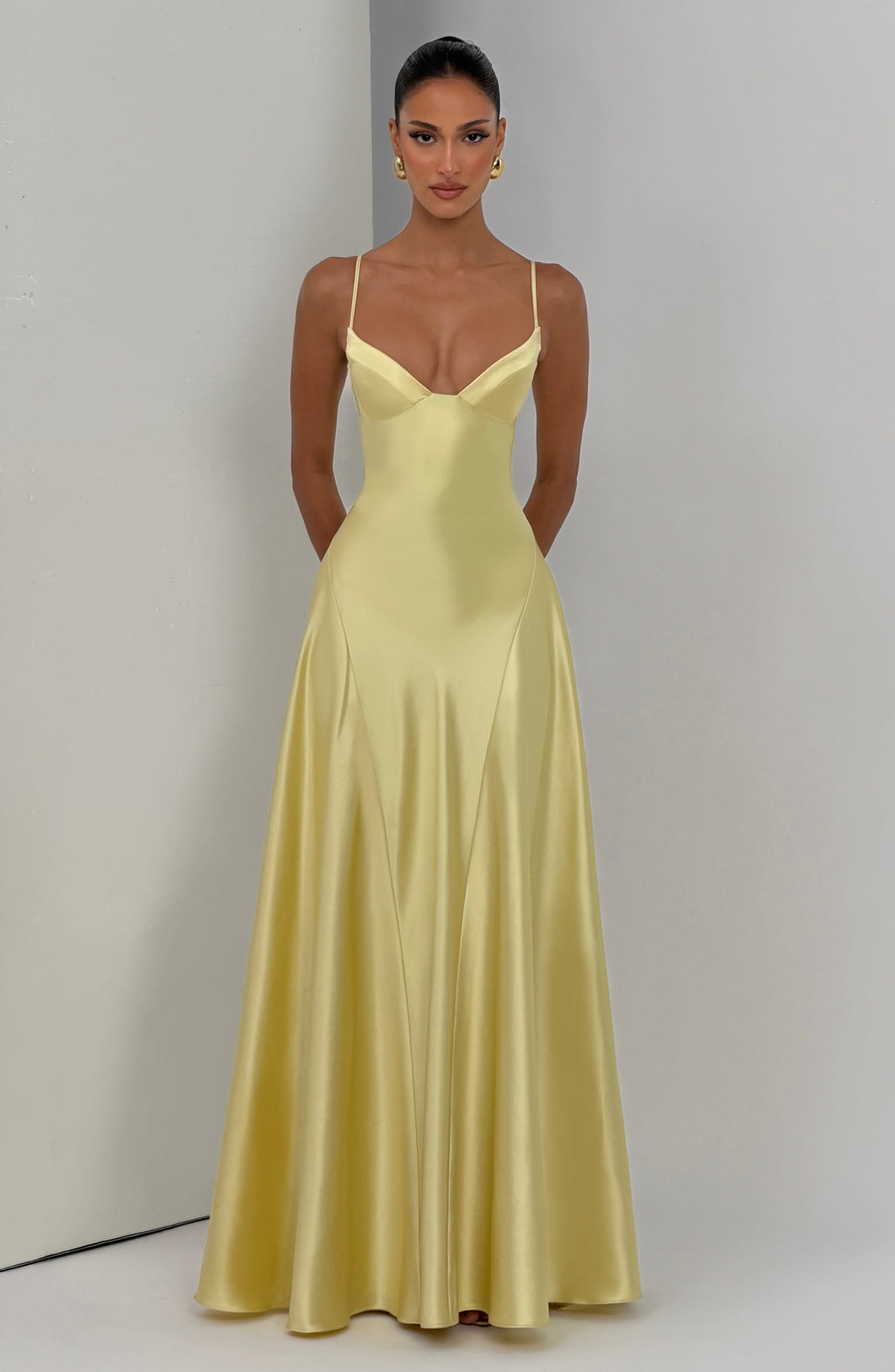 Flourenne Asterin Maxi Dress in Lemon