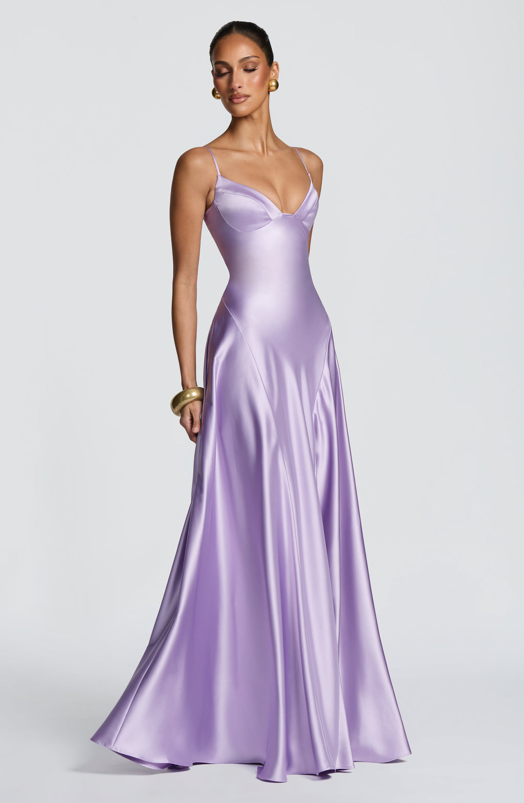 Flourenne Asterin Maxi Dress in Lilac