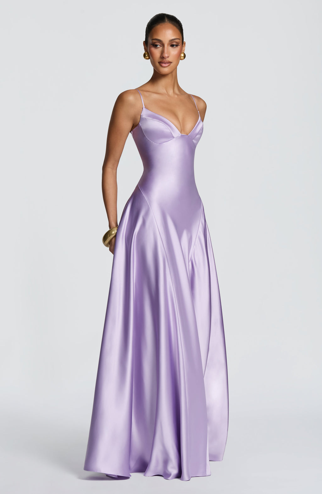 Flourenne Asterin Maxi Dress in Lilac