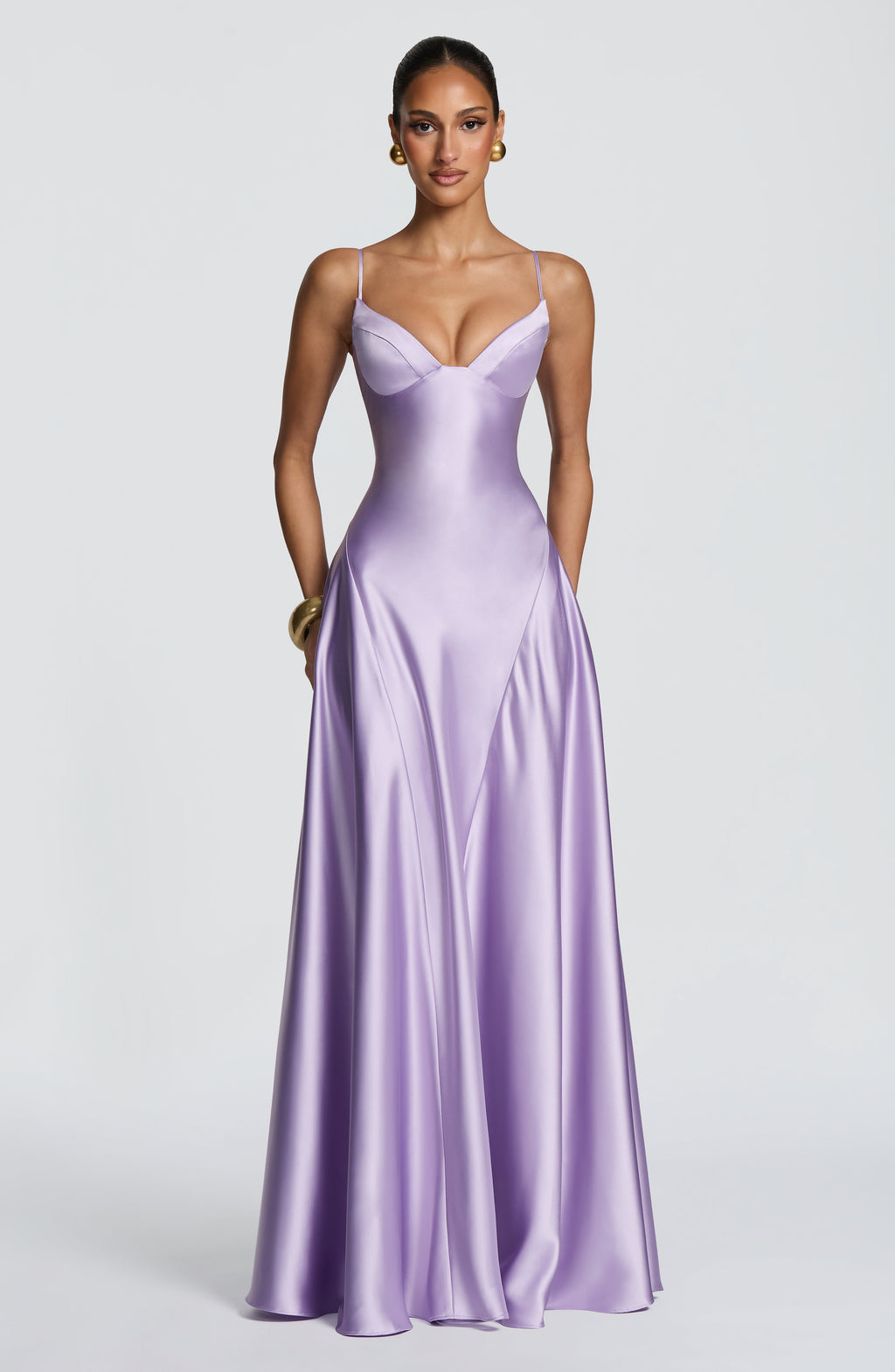 Flourenne Asterin Maxi Dress in Lilac