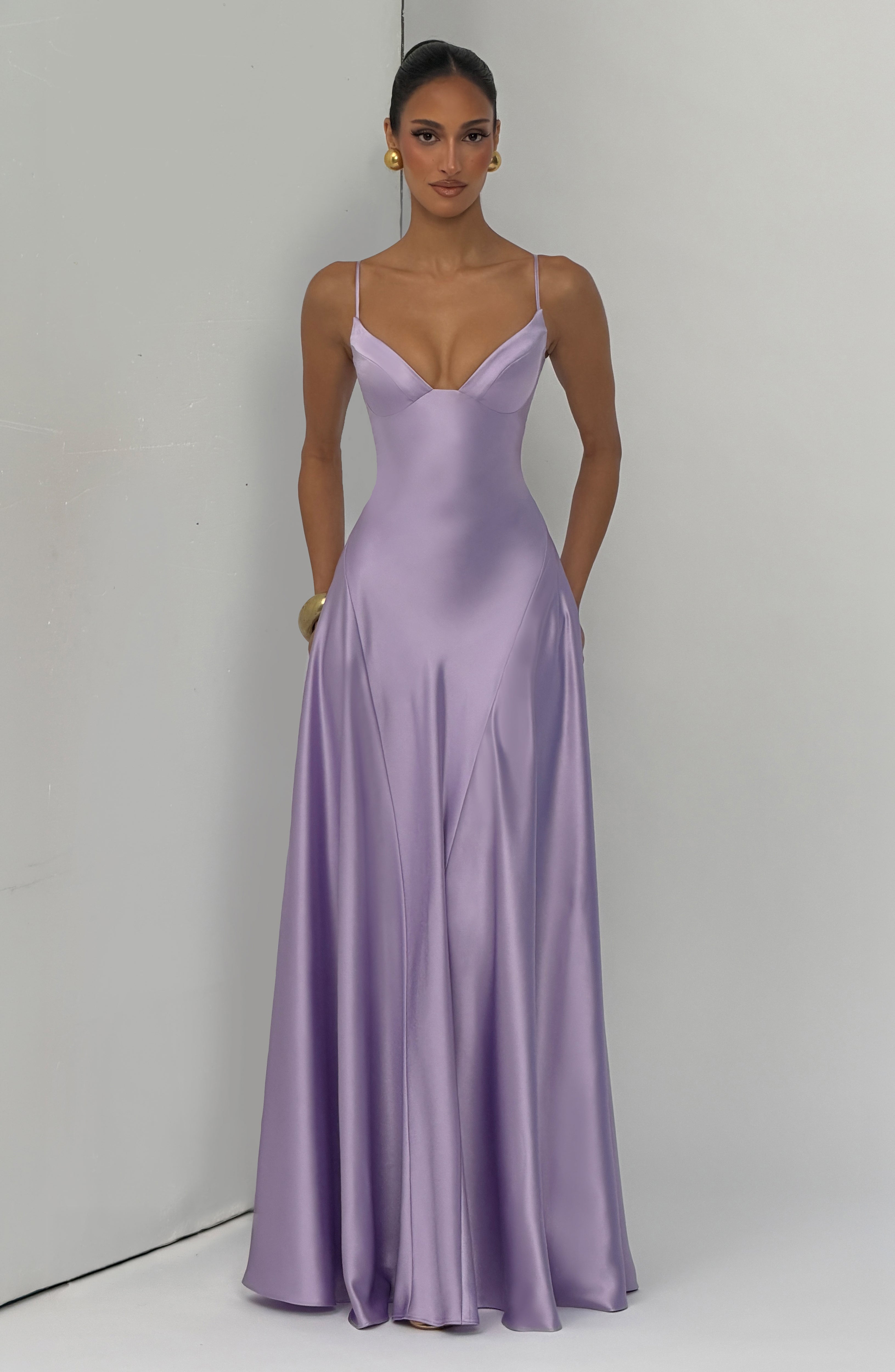 Flourenne Asterin Maxi Dress in Lilac