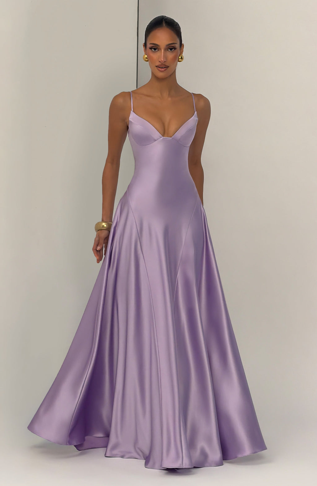 Flourenne Asterin Maxi Dress in Lilac