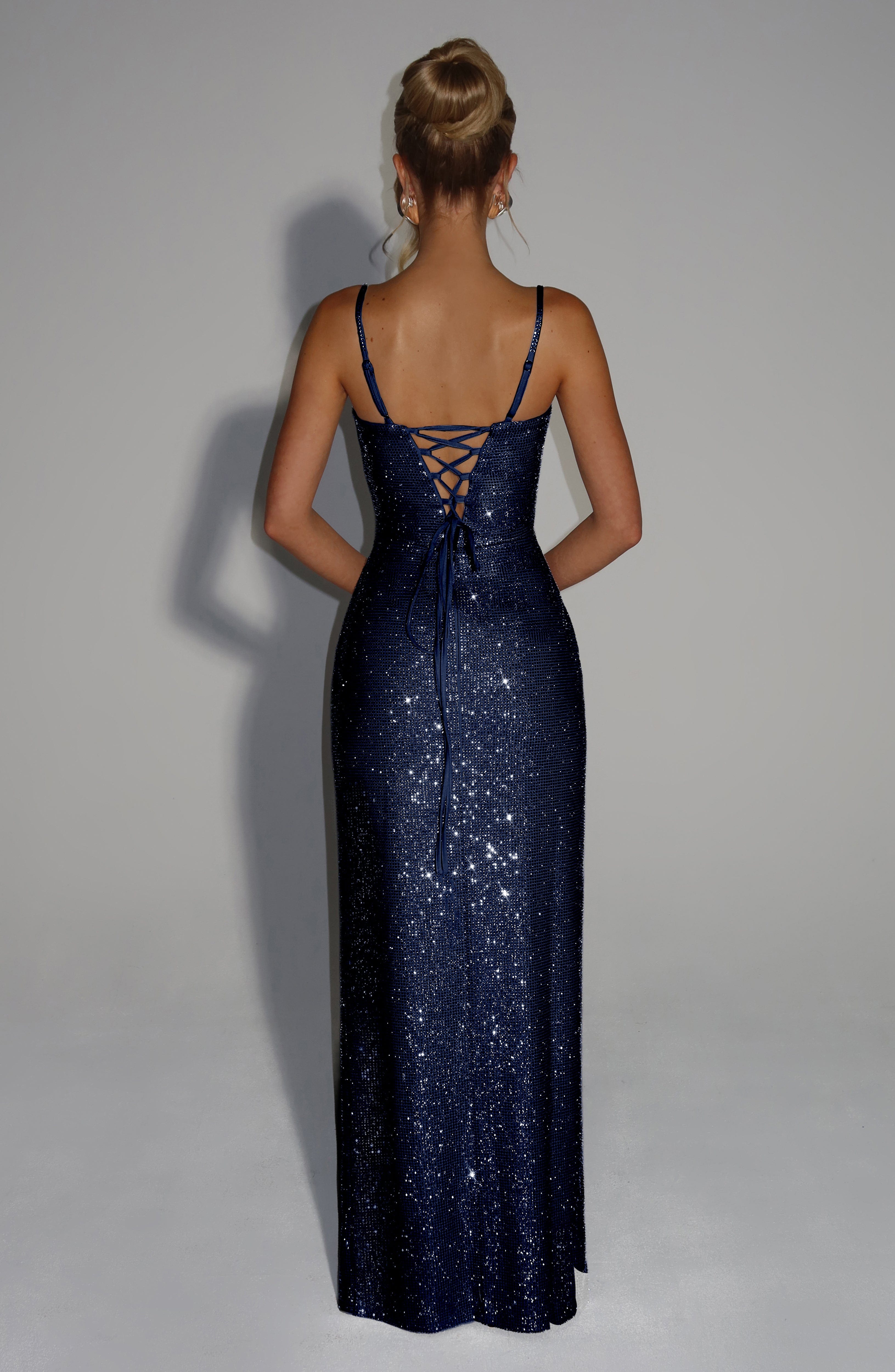 Flourenne Astrid Maxi Dress in Navy
