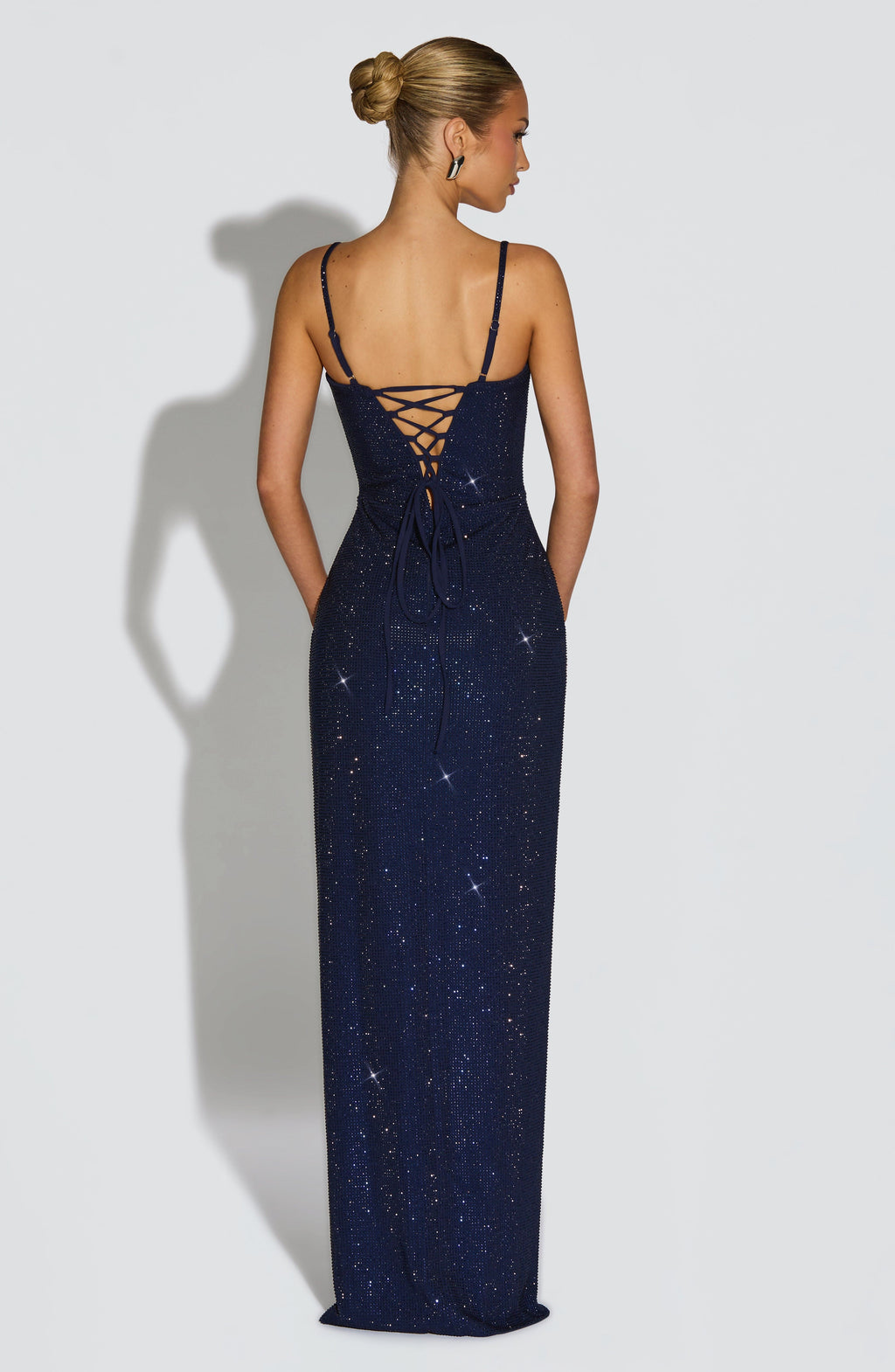 Flourenne Astrid Maxi Dress in Navy