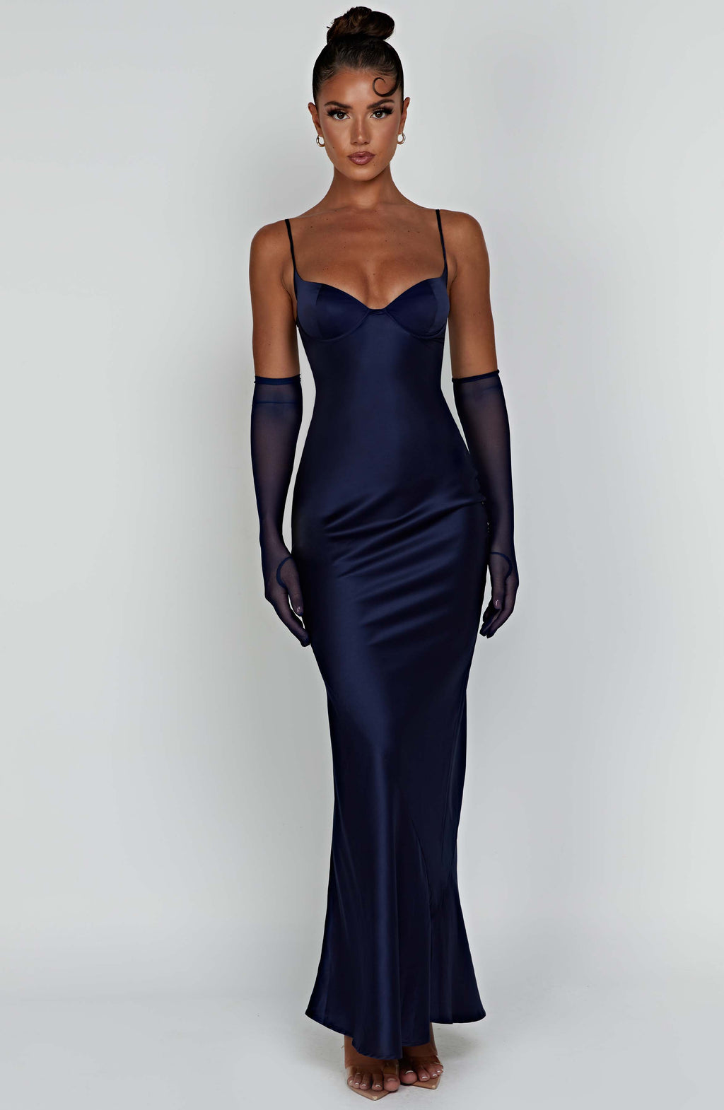 Flourenne Athens Maxi Dress in Navy