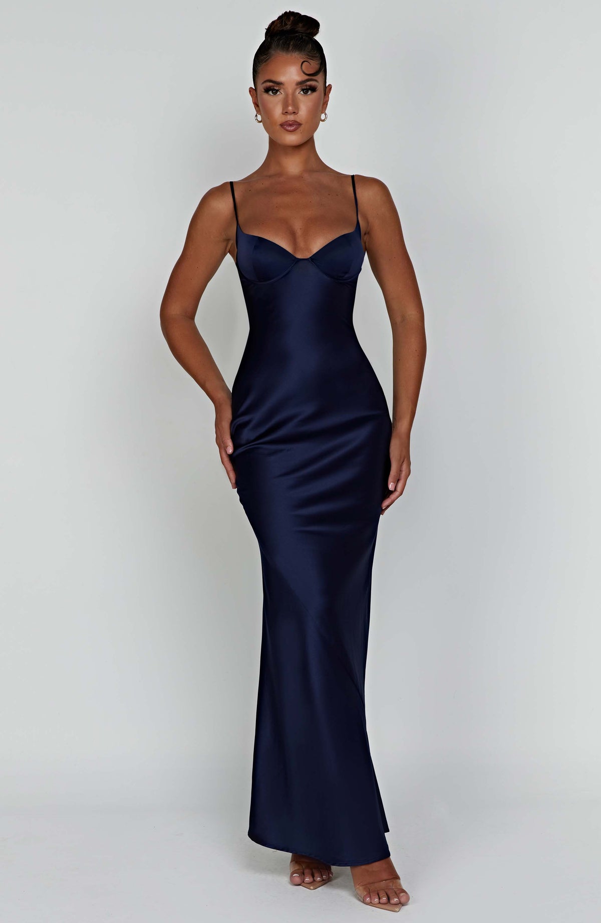 Flourenne Athens Maxi Dress in Navy