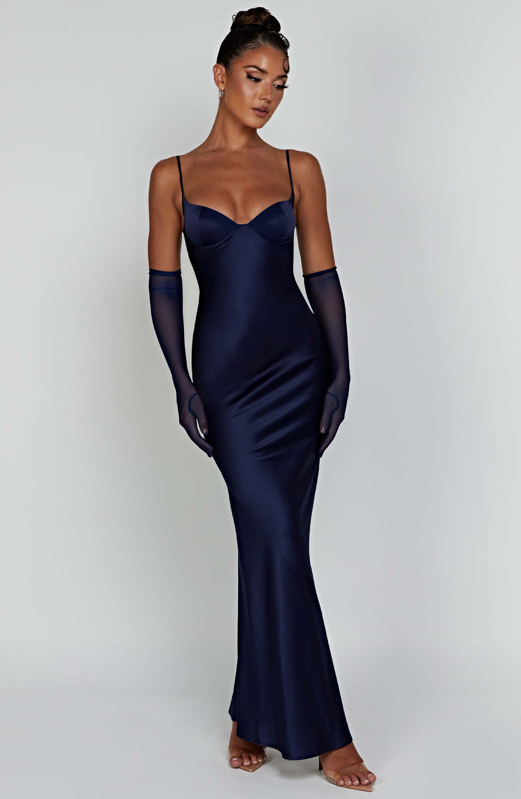 Flourenne Athens Maxi Dress in Navy