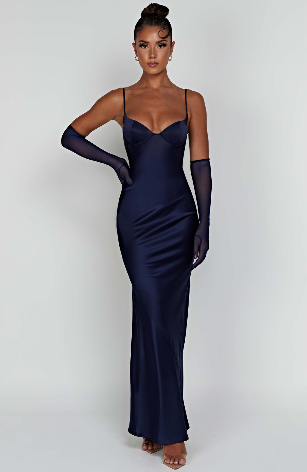 Flourenne Athens Maxi Dress in Navy