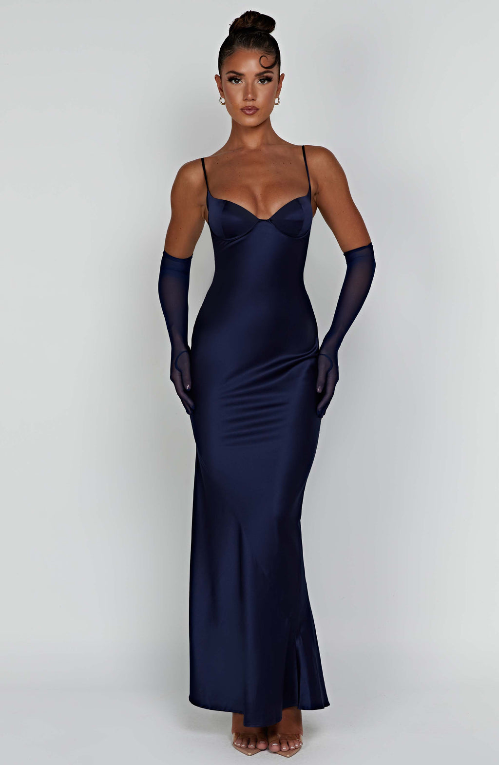Flourenne Athens Maxi Dress in Navy