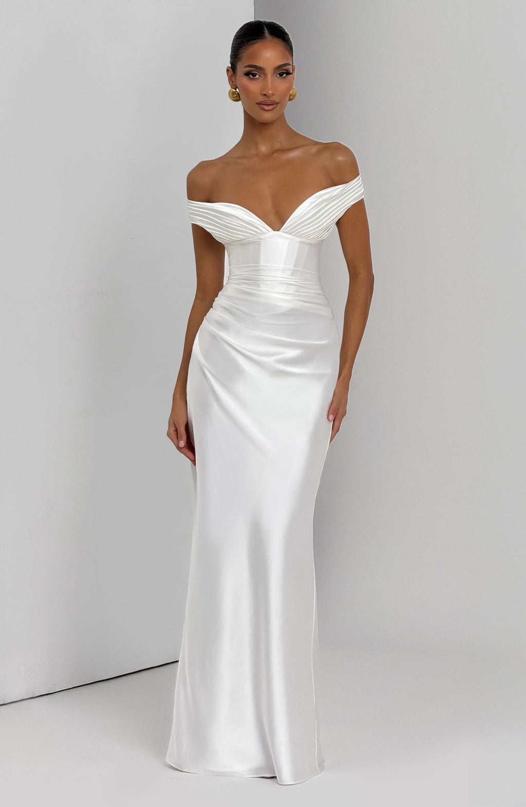 Flourenne Aurelie Maxi Dress in Ivory