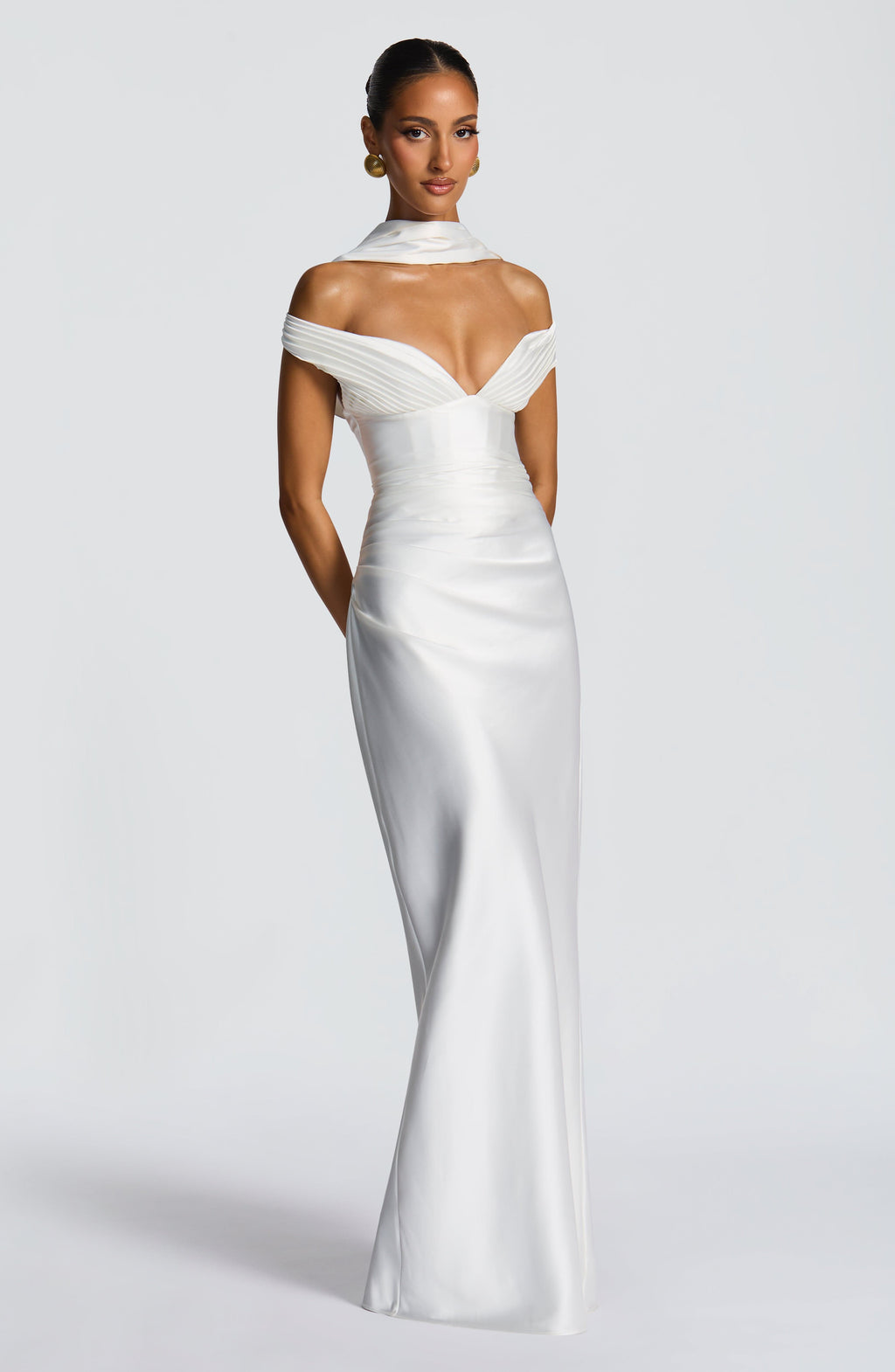 Flourenne Aurelie Maxi Dress in Ivory