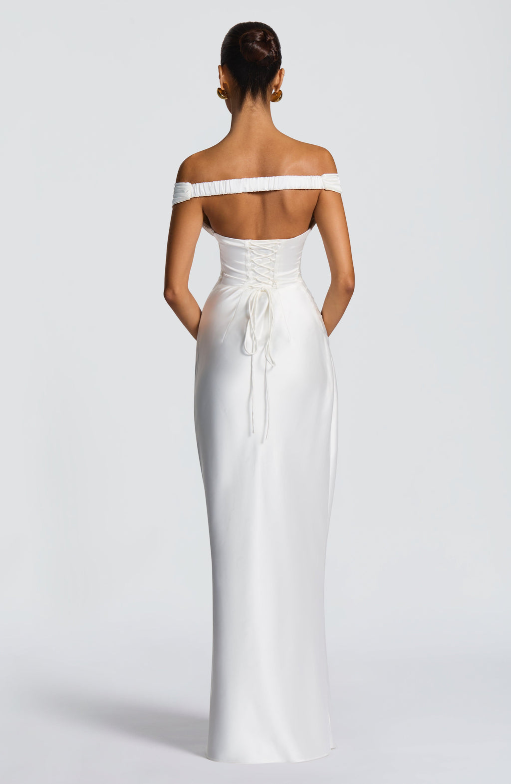 Flourenne Aurelie Maxi Dress in Ivory
