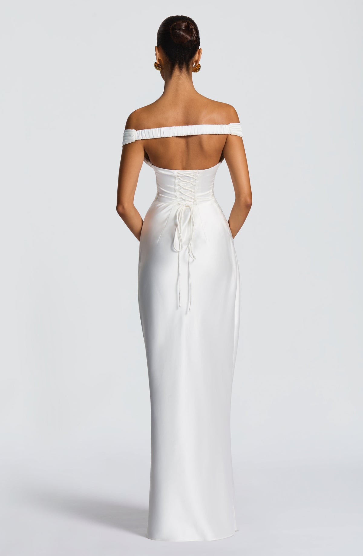 Flourenne Aurelie Maxi Dress in Ivory