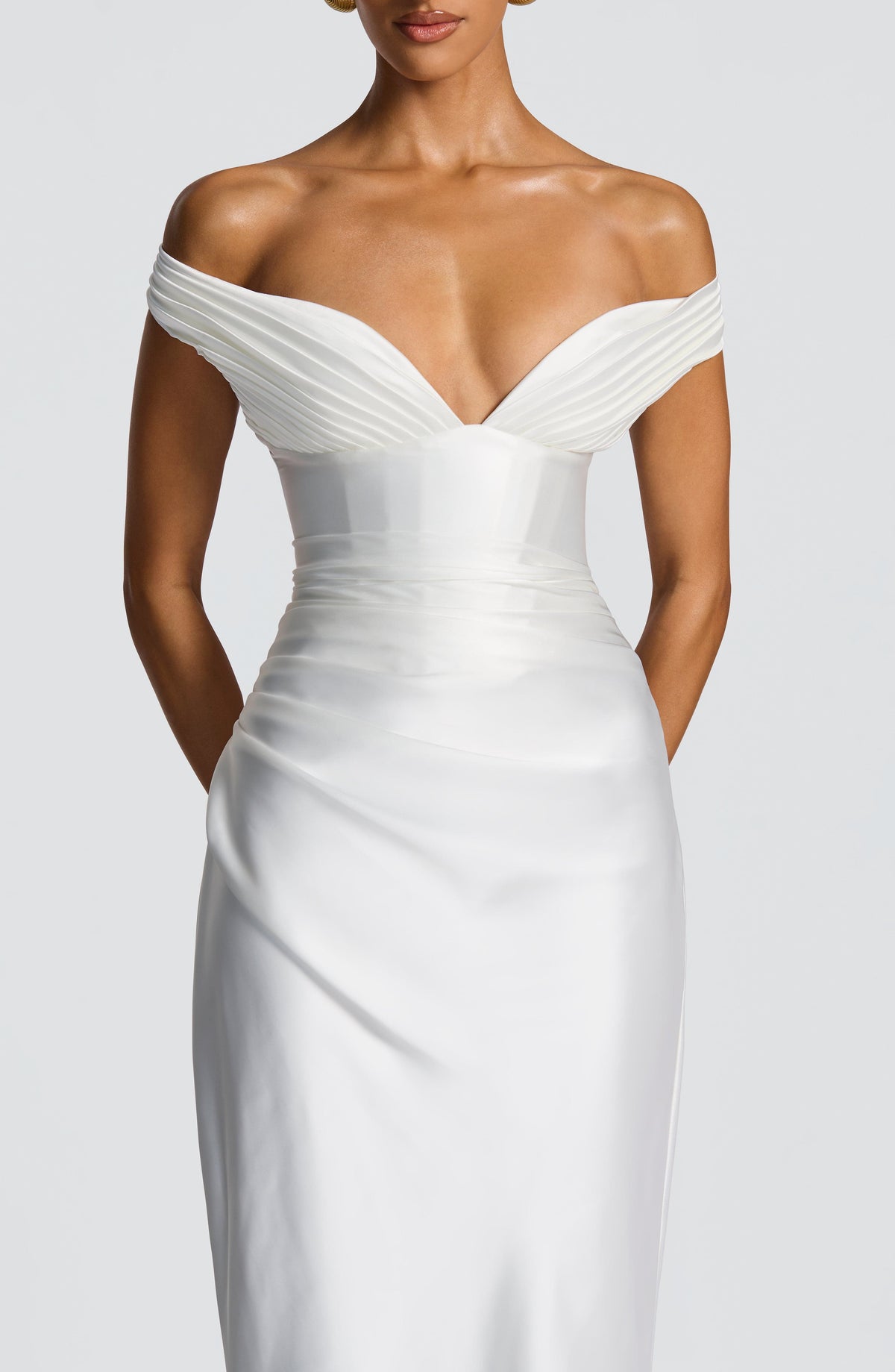 Flourenne Aurelie Maxi Dress in Ivory