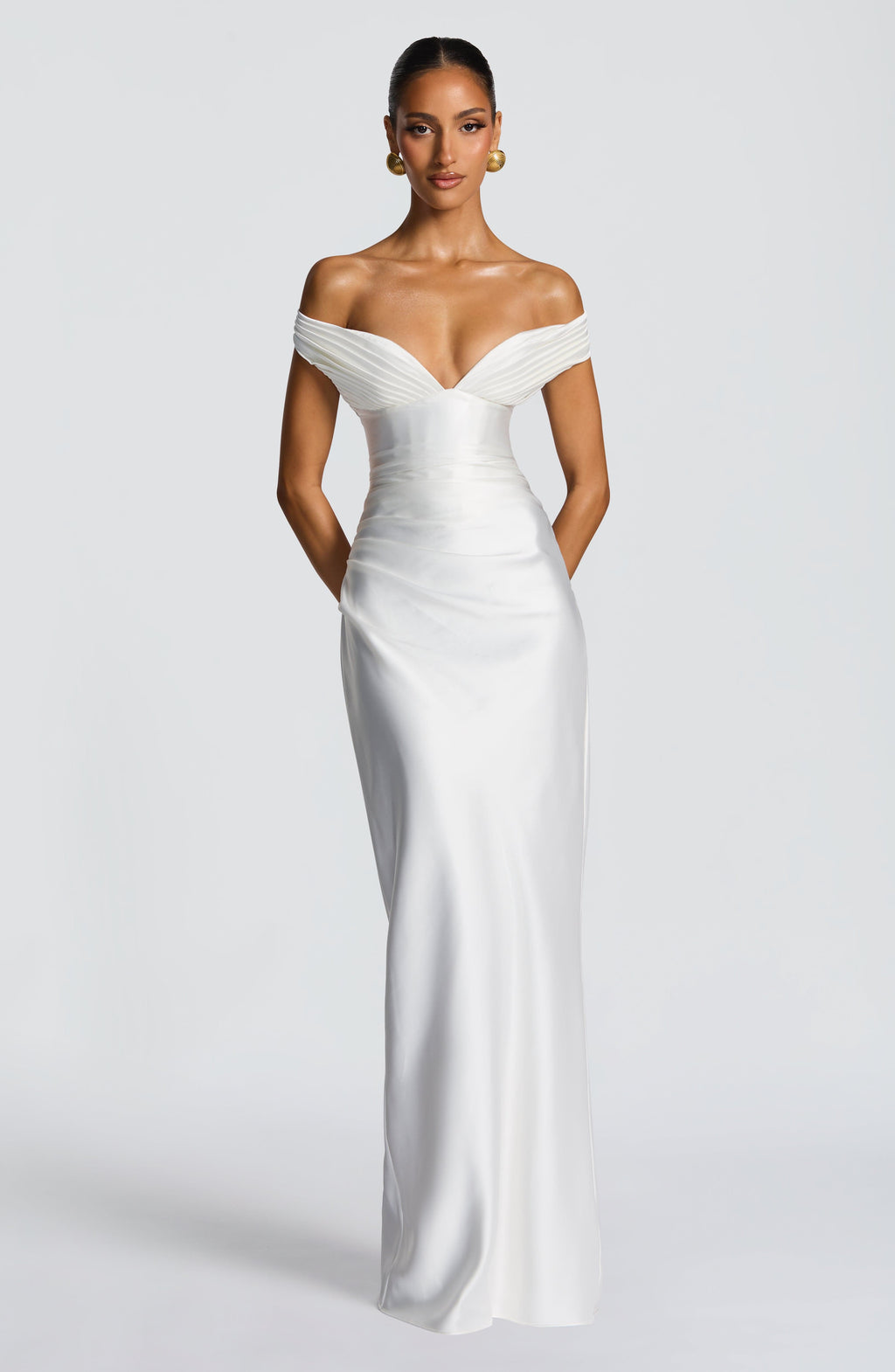 Flourenne Aurelie Maxi Dress in Ivory