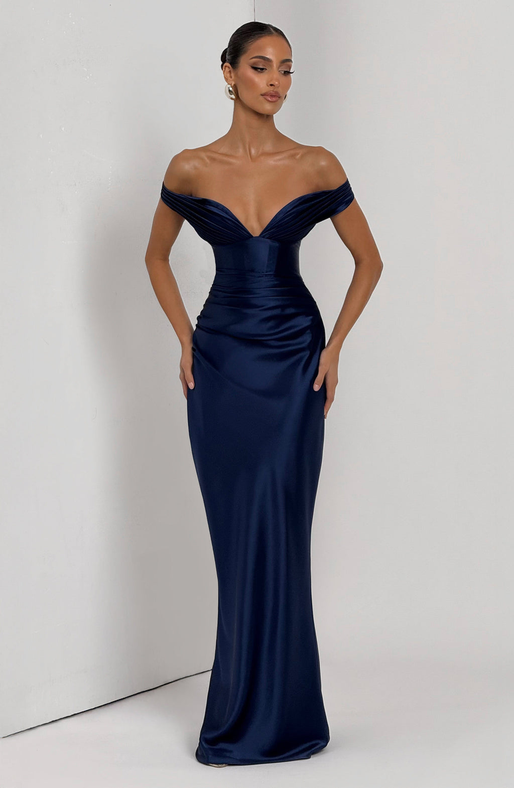 Flourenne Aurelie Maxi Dress in Navy
