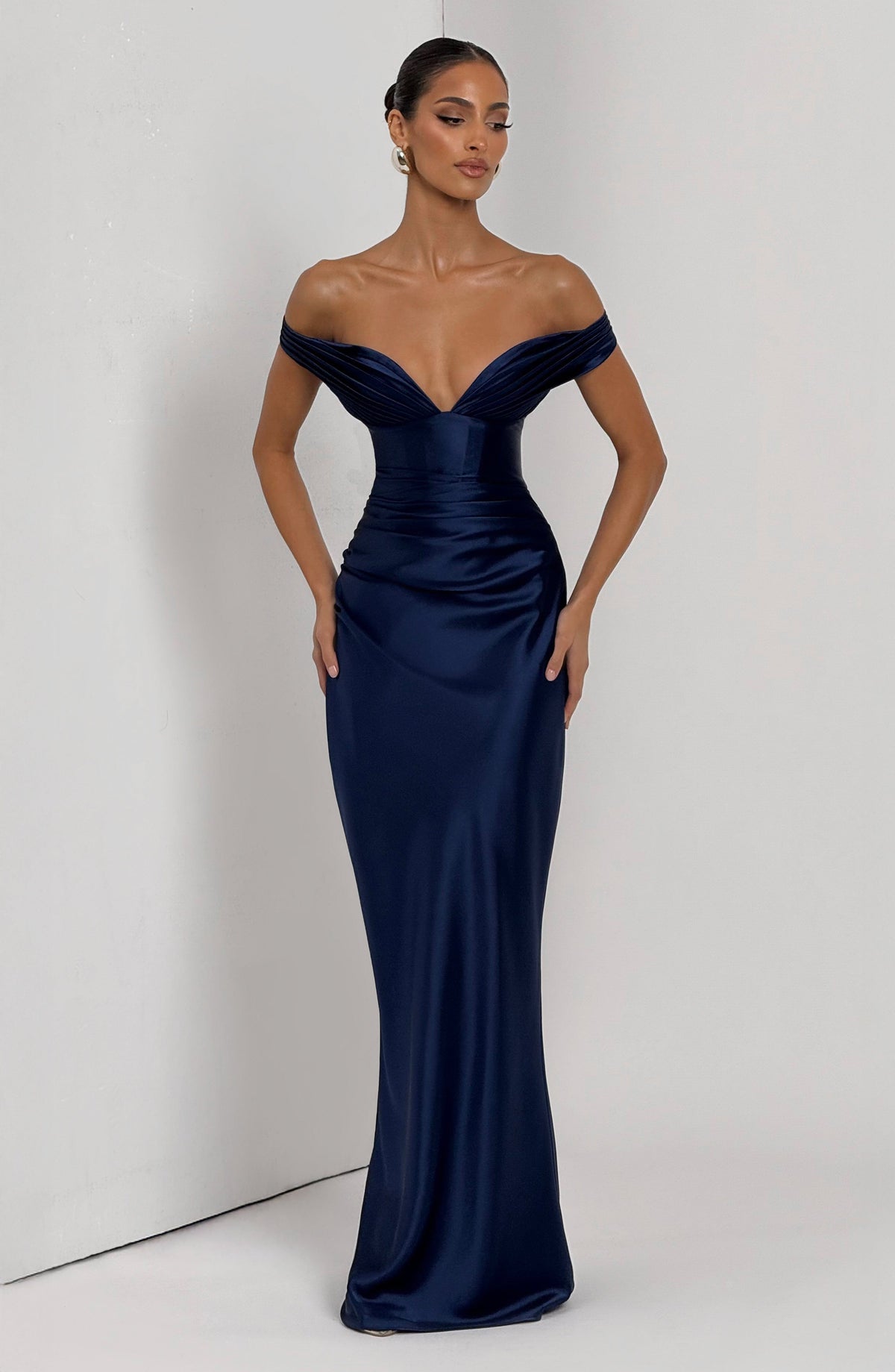Flourenne Aurelie Maxi Dress in Navy