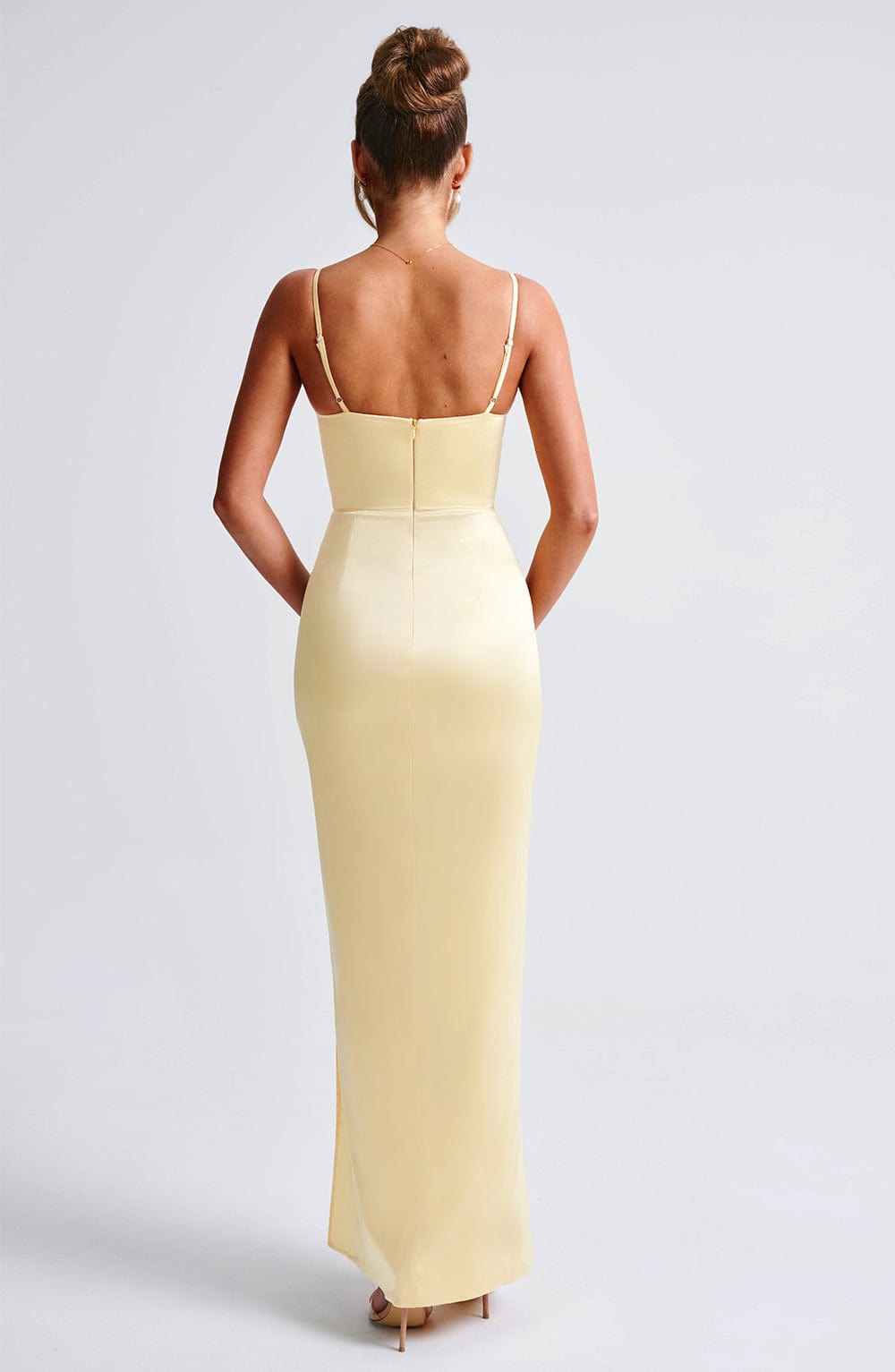Flourenne Aurora Maxi Dress in Lemon