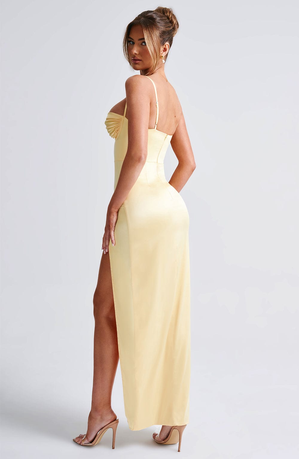 Flourenne Aurora Maxi Dress in Lemon