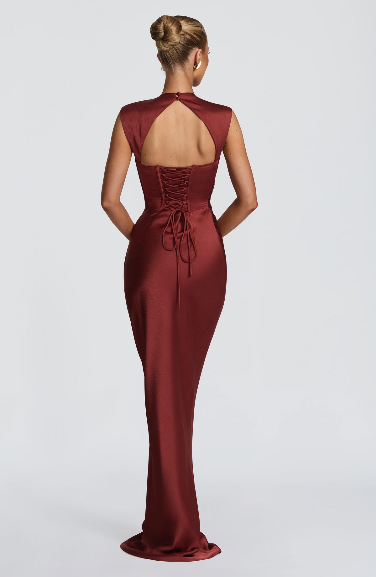 Flourenne Avielle Maxi Dress in Deep Rust