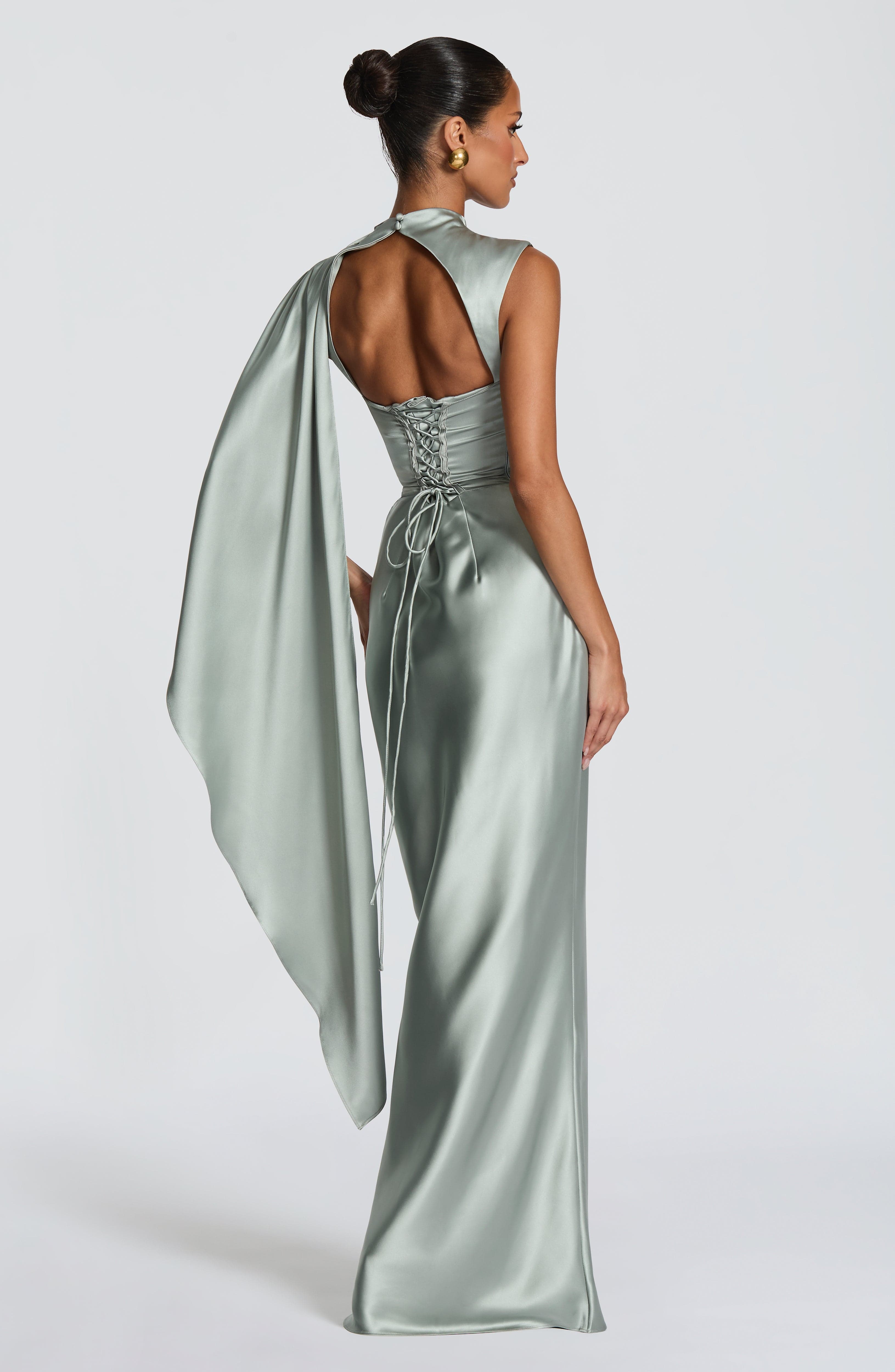 Flourenne Avienne Maxi Dress in Sage