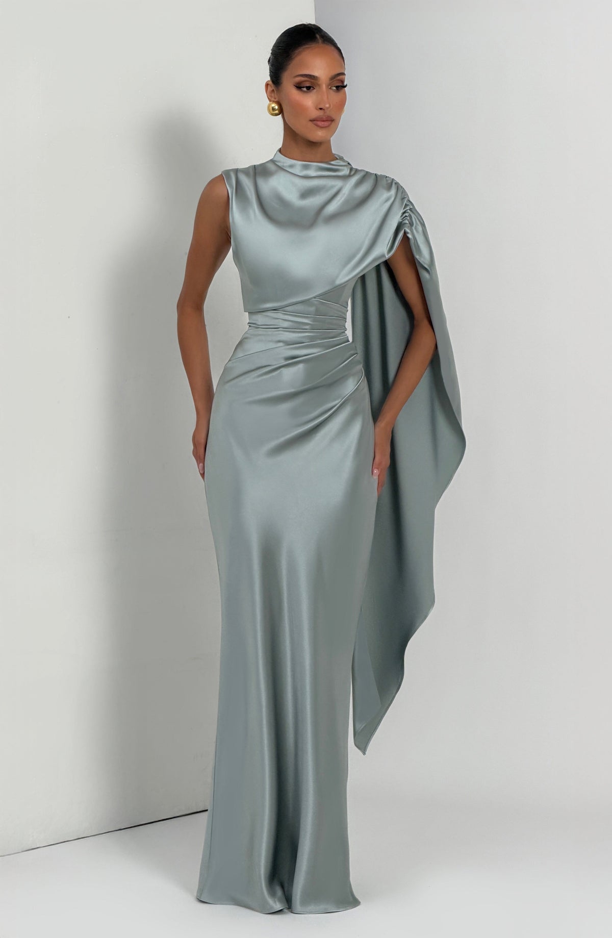 Flourenne Avienne Maxi Dress in Sage