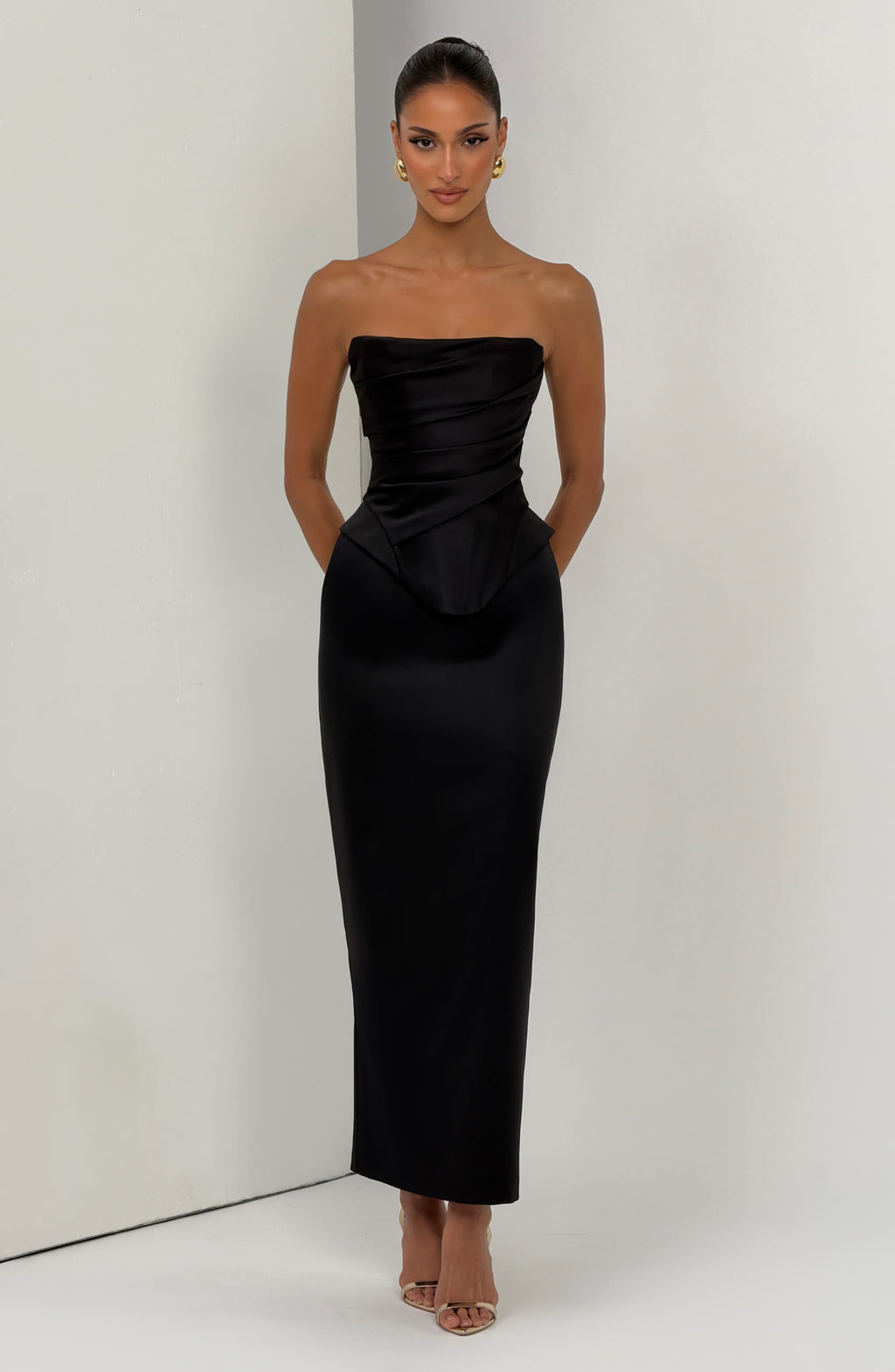 Flourenne Azolla Corset in Black