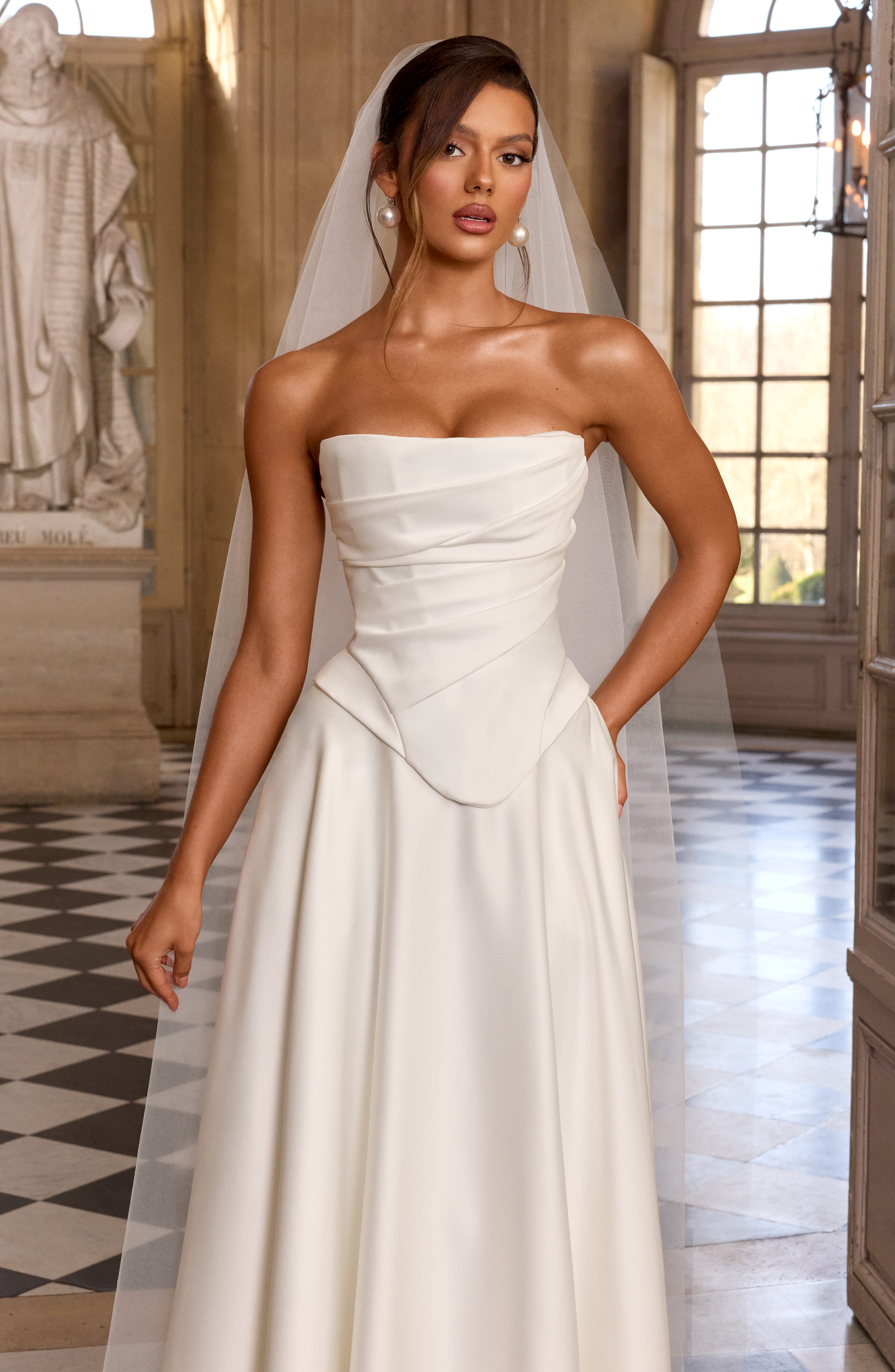 Flourenne Azolla Corset in Ivory