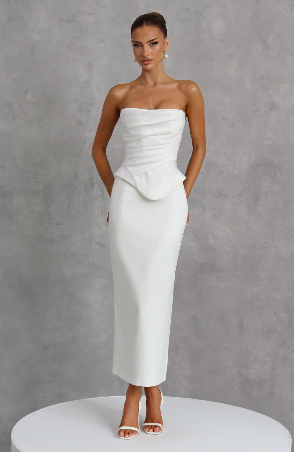Flourenne Azolla Corset in Ivory