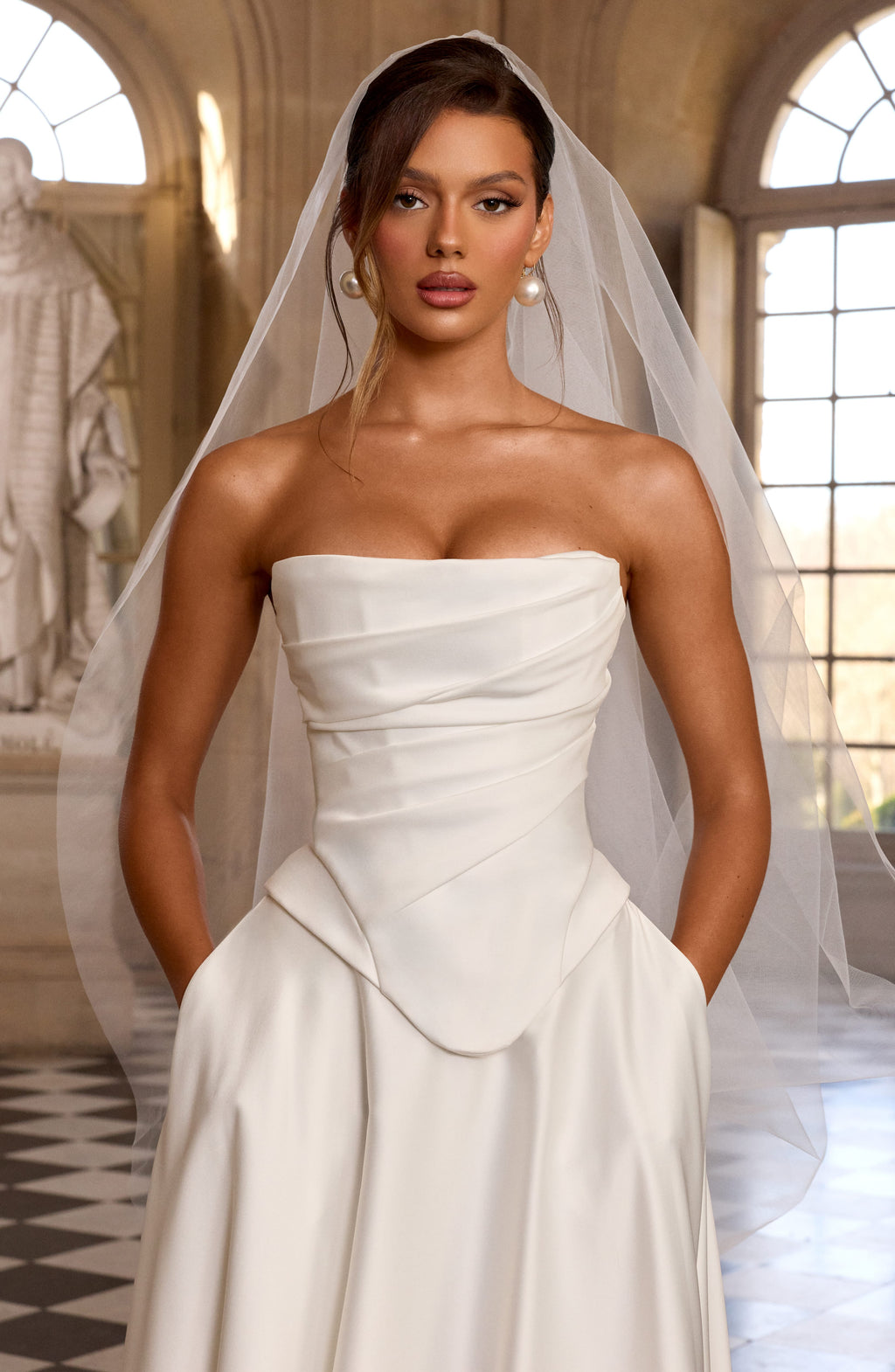 Flourenne Azolla Corset in Ivory
