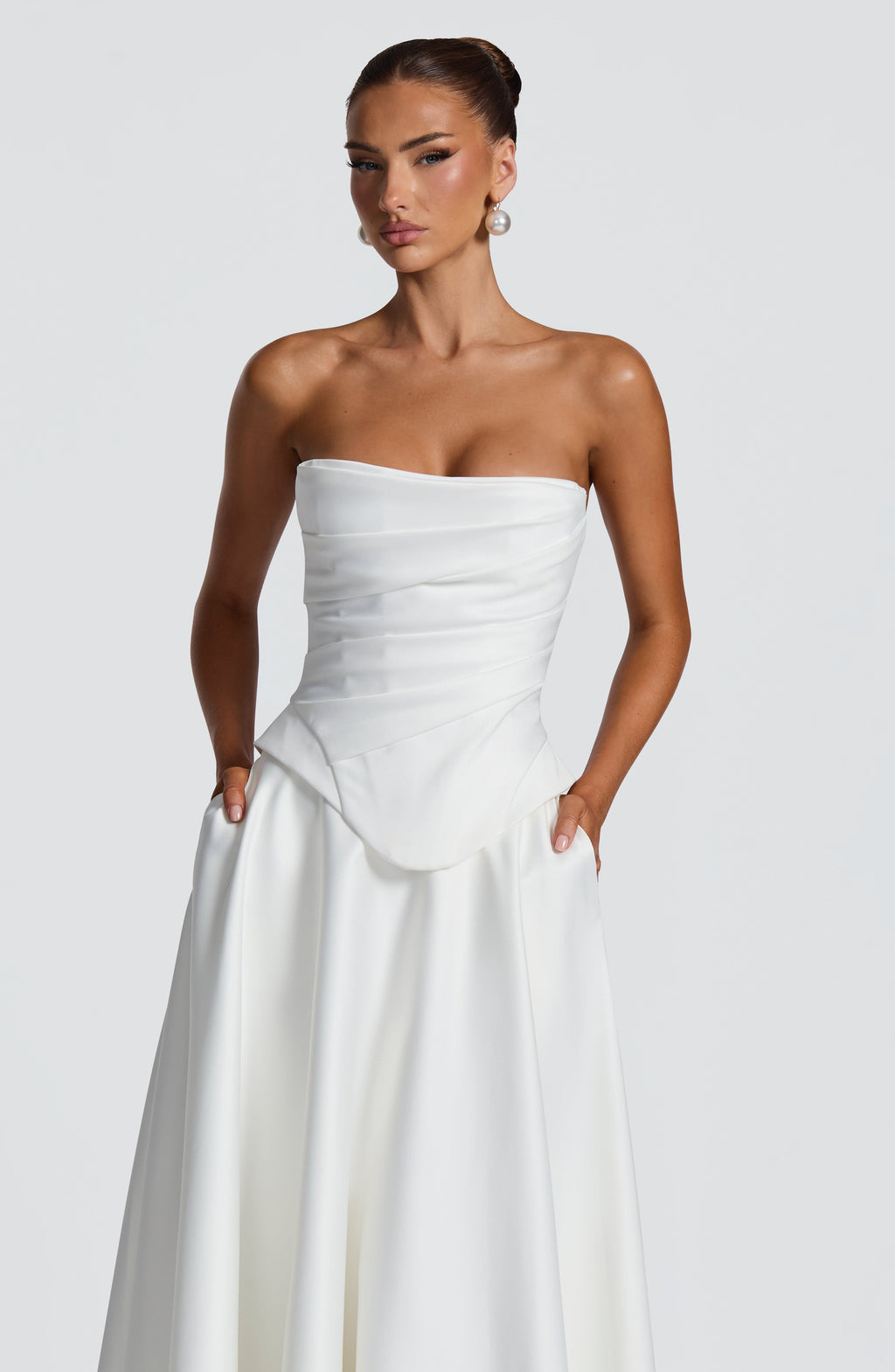 Flourenne Azolla Corset in Ivory