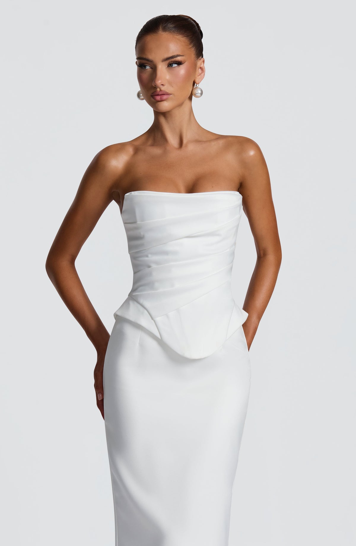 Flourenne Azolla Corset in Ivory