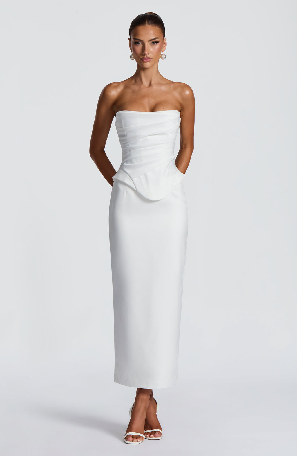 Flourenne Azolla Corset in Ivory