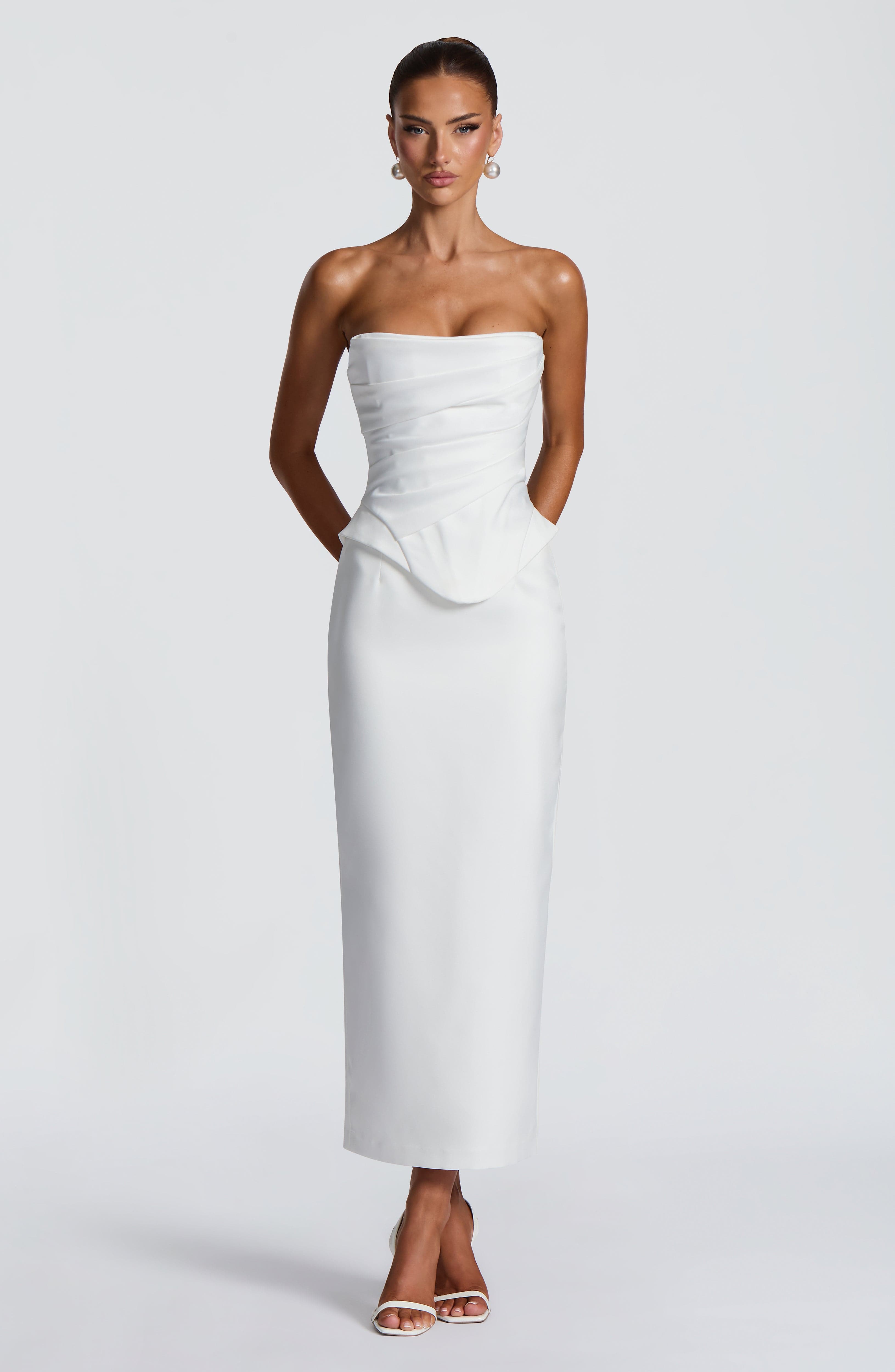 Flourenne Azolla Corset in Ivory
