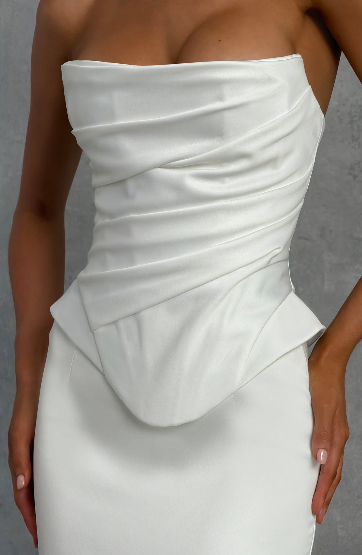 Flourenne Azolla Corset in Ivory