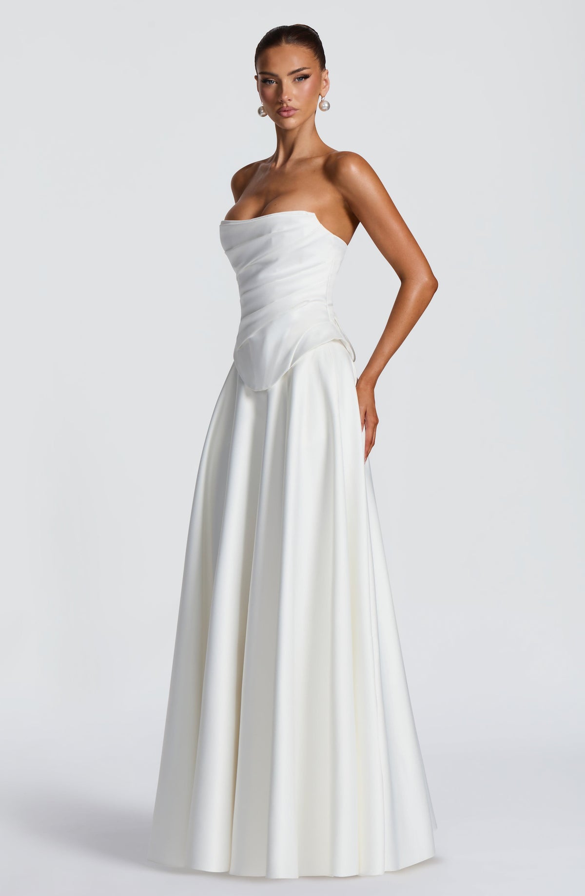 Flourenne Azolla Corset in Ivory