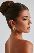 Flourenne Azra Earrings in Gold