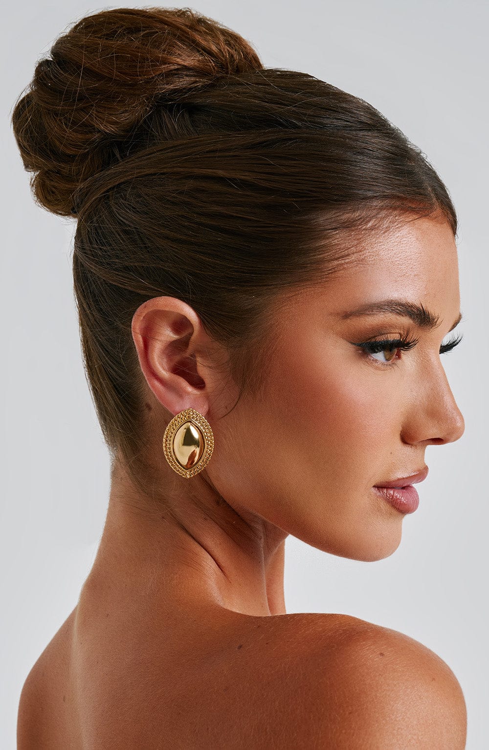 Flourenne Azra Earrings in Gold