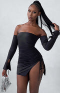 Flourenne Becca Mini Dress in Black