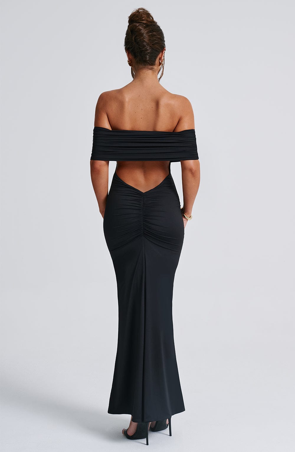 Flourenne Belinda Maxi Dress in Black