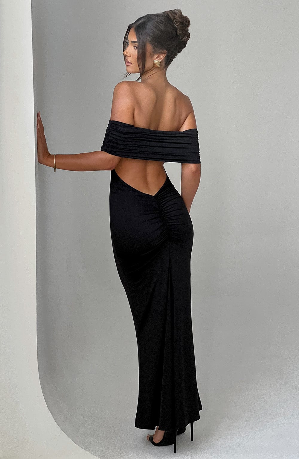 Flourenne Belinda Maxi Dress in Black